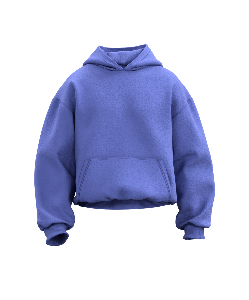 Aqua Plain Hoodie