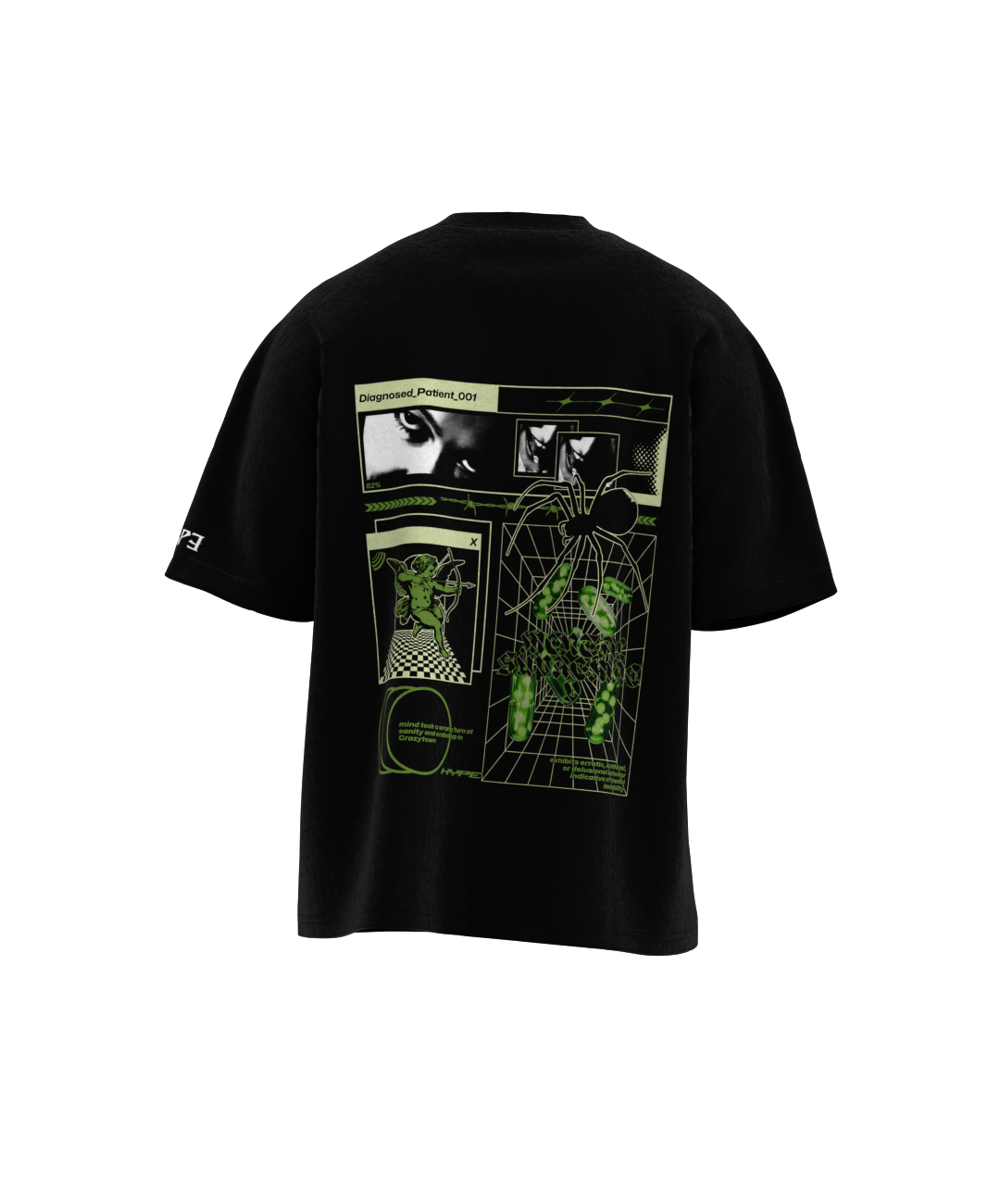 Neural Grid Oversized T-Shirt